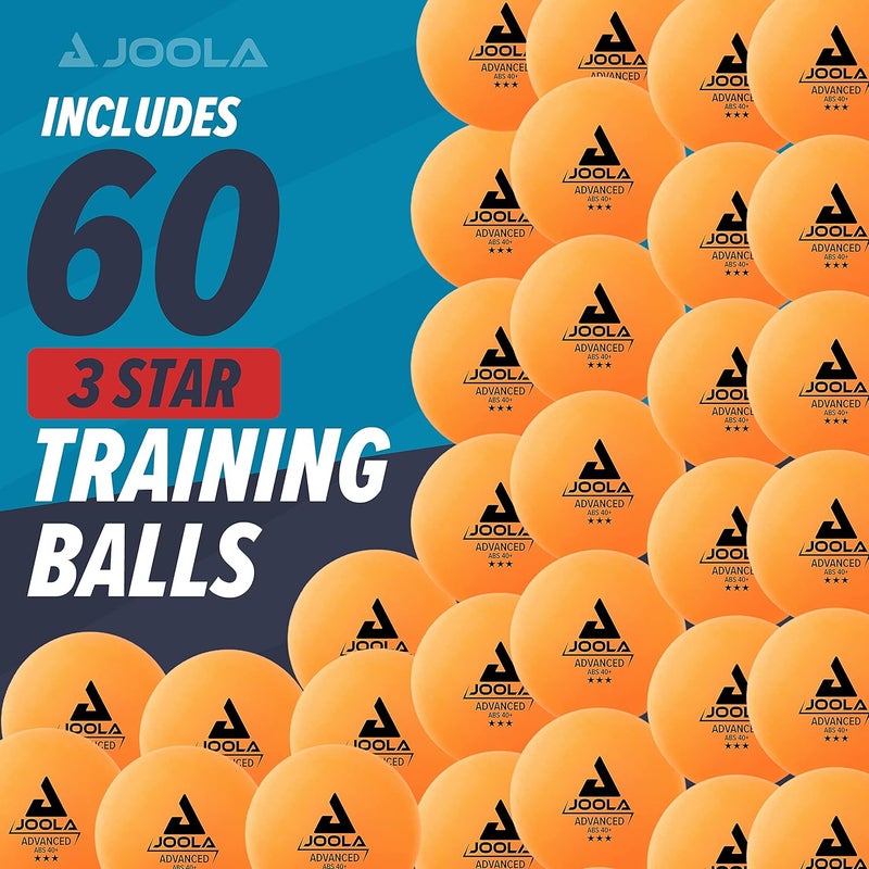 JOOLA Training 3 Star Table Tennis Balls 12, 60, or 120 Pack - 40+mm Regulation Bulk Ping Pong Balls for Competition and Recreational Play - Fun as a Cat Toy - Indoor and Outdoor Compatible - Image 2