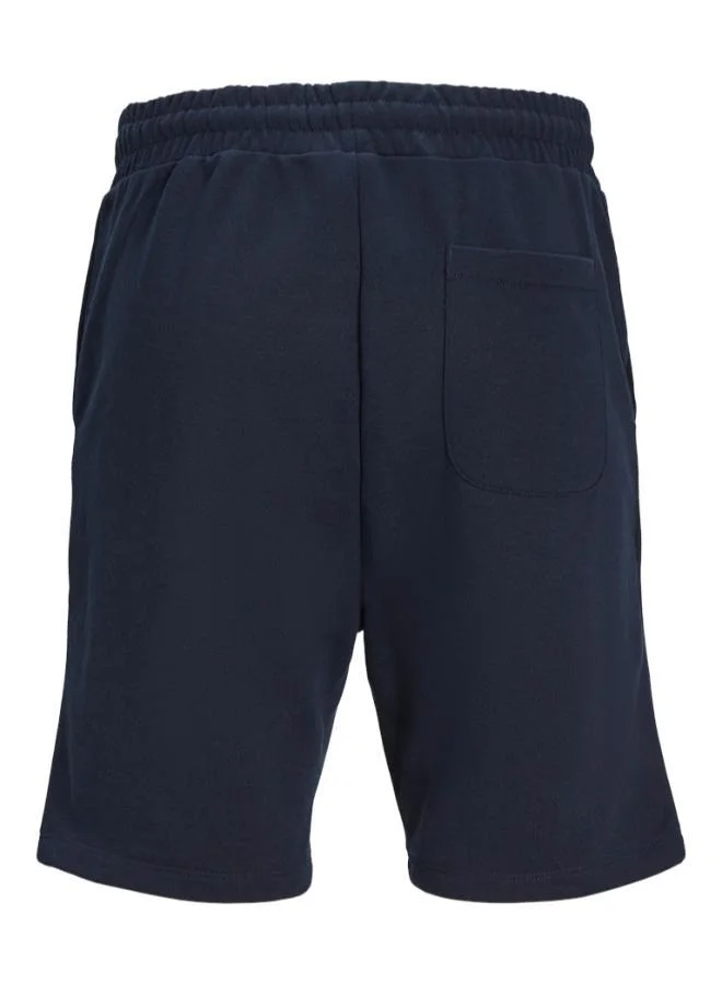 JACK & JONES Navy Blazer Casual Drawstring Sweat Shorts for Men | Best Price UAE