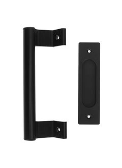 Thoraya Sliding Door Handle Double Sided Universal Black Aluminum Alloy Barn Door Handles Hardwares for Home Bedroom  - Image 5