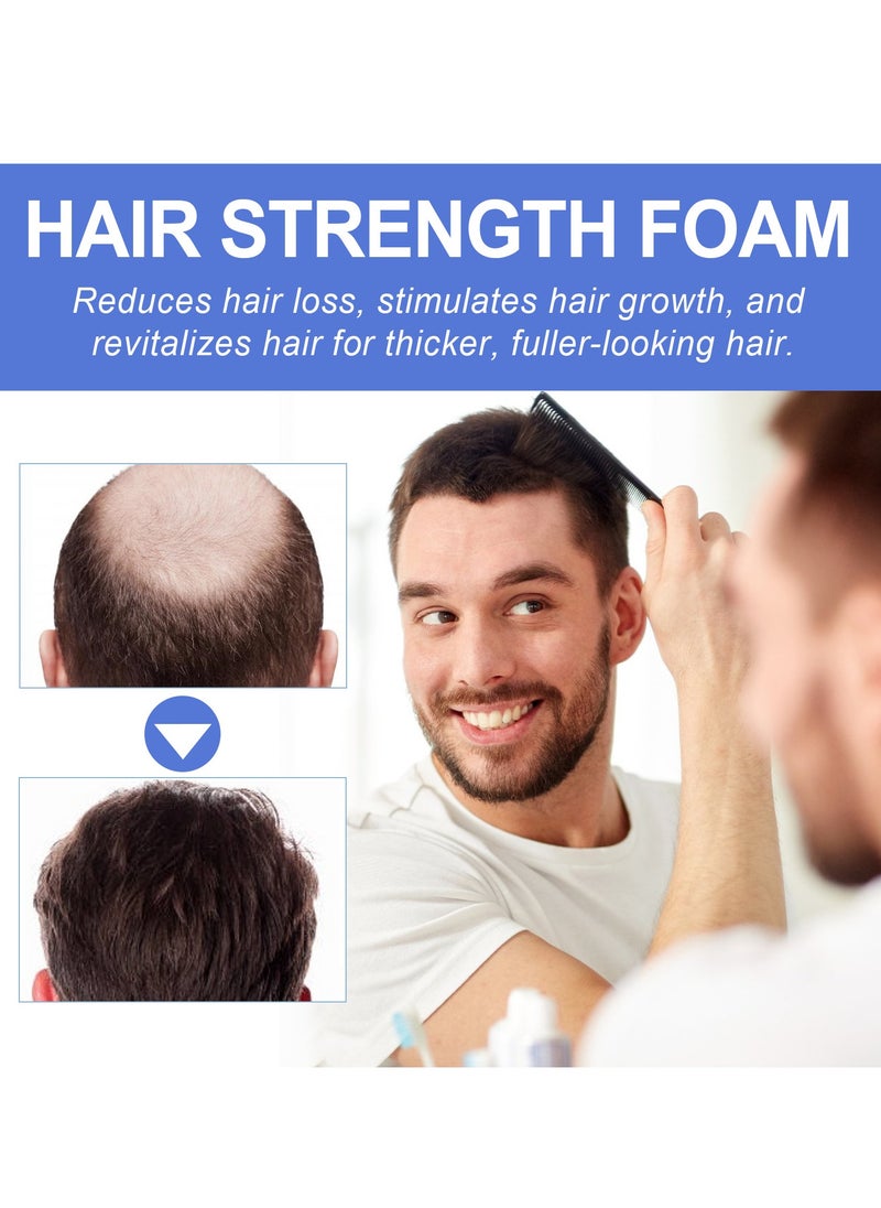 OUHOE - Intense hair growth foam mousse for men - advanced hair growth treatment for thicker hair - hair loss solution - hair growth products for men - Image 1