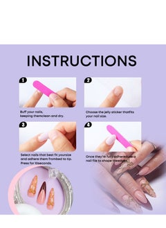 SYNSYB French Tip Press On Nails - Package Soft Gel French False Nails Short, Salon-quality Press On Nails, Seamless Glue-on Nails for Woman Nail Art Manicure  - Image 5