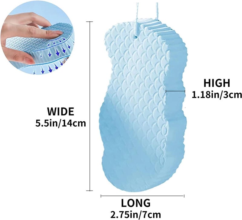YONIMI Shower Sponges for Bath, Body Cleaning and Exfoliation,Big Saving Ultra Soft Bath Body Shower Sponge Reusable (Body Scrubber - Pack of 1) - Image 2