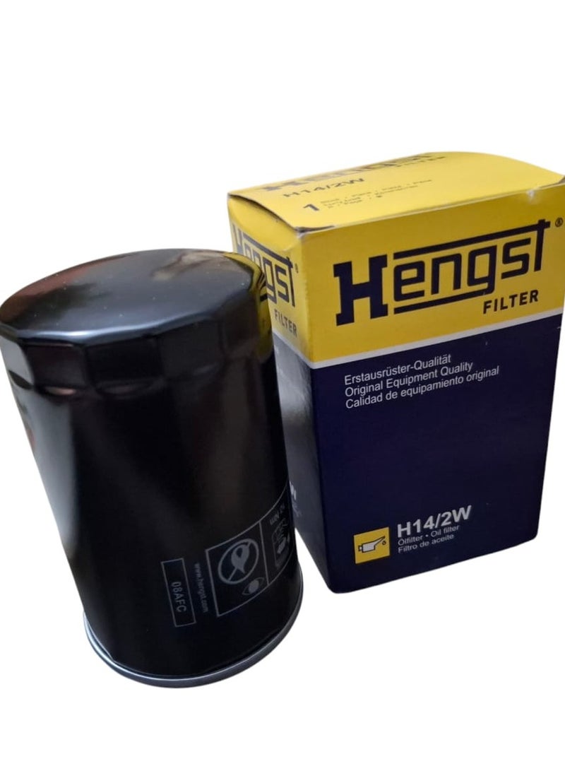 Hengst German Oil Filter  for Skoda, Volkswagen, Seat, Mercedes, Audi - Image 1