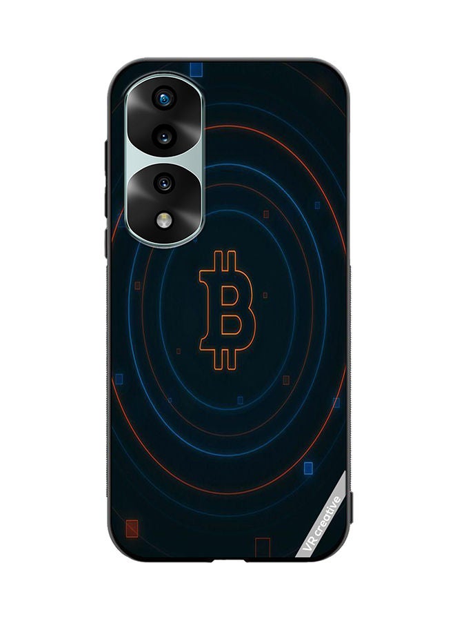 VR CREATIVE Protective Case Cover For Honor 70 Pro plus Bitcoin Design Multicolour - Image 1