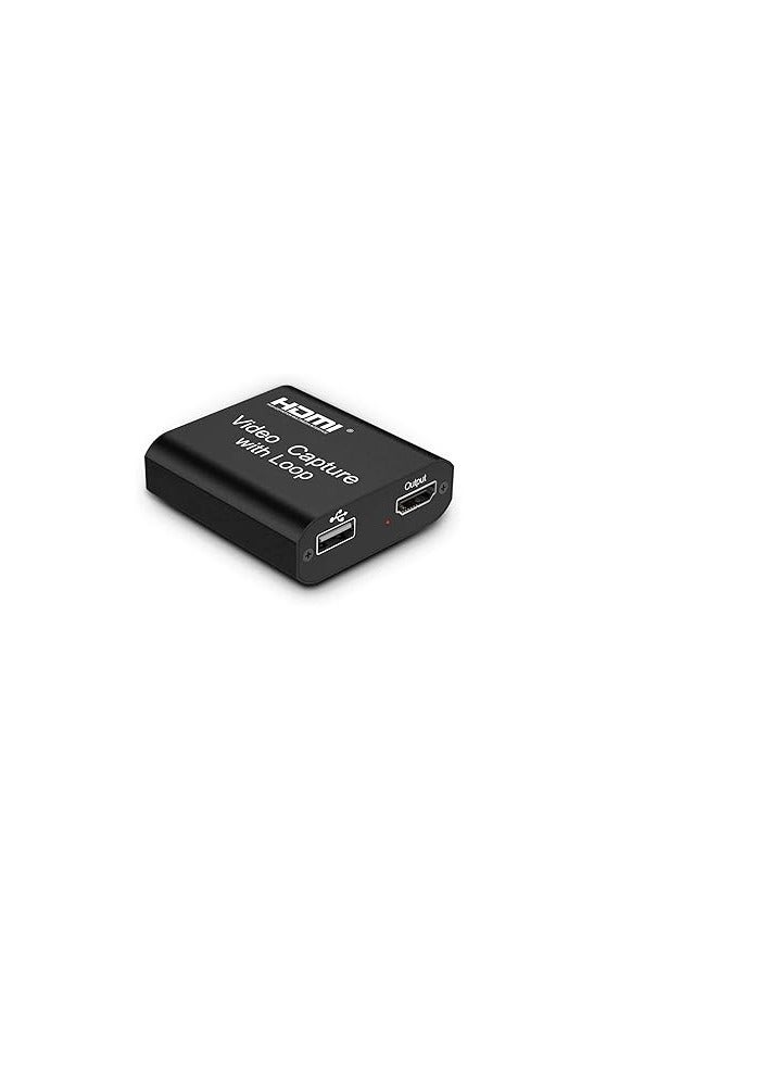SASOLINE Video Capture Card, 4K HDMI Video Capture Device with Loop Out, Full HD 1080P Game Capture Video Recorder for Live Streaming, Broadcasting or Video Conference (X1) - Image 3