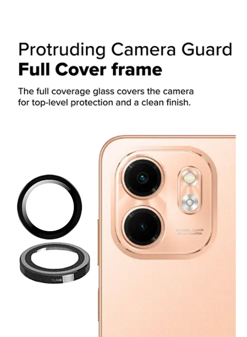 For Infinix Smart 9 -  Camera Lens Protector , Scratch-Resistant Ultra-Thin Tempered Glass with Aluminum Edging , High Quality Camera Lens Protector - Image 2