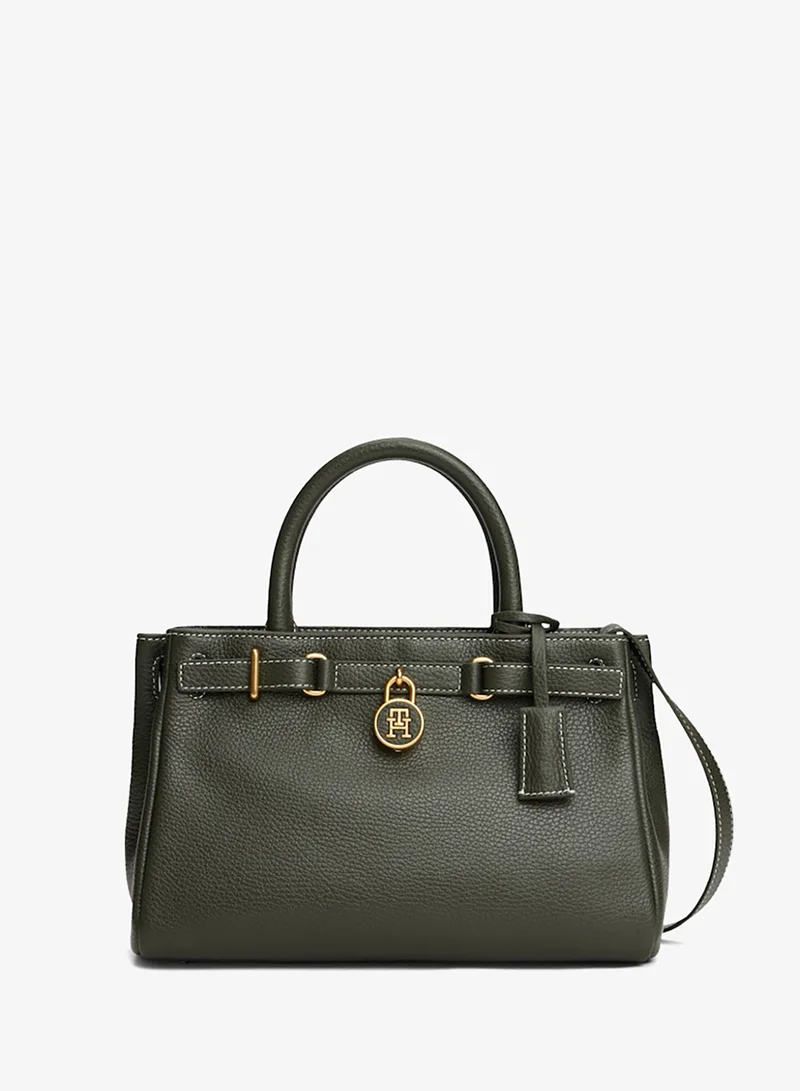 TOMMY HILFIGER American Icon Mini Tote Leather