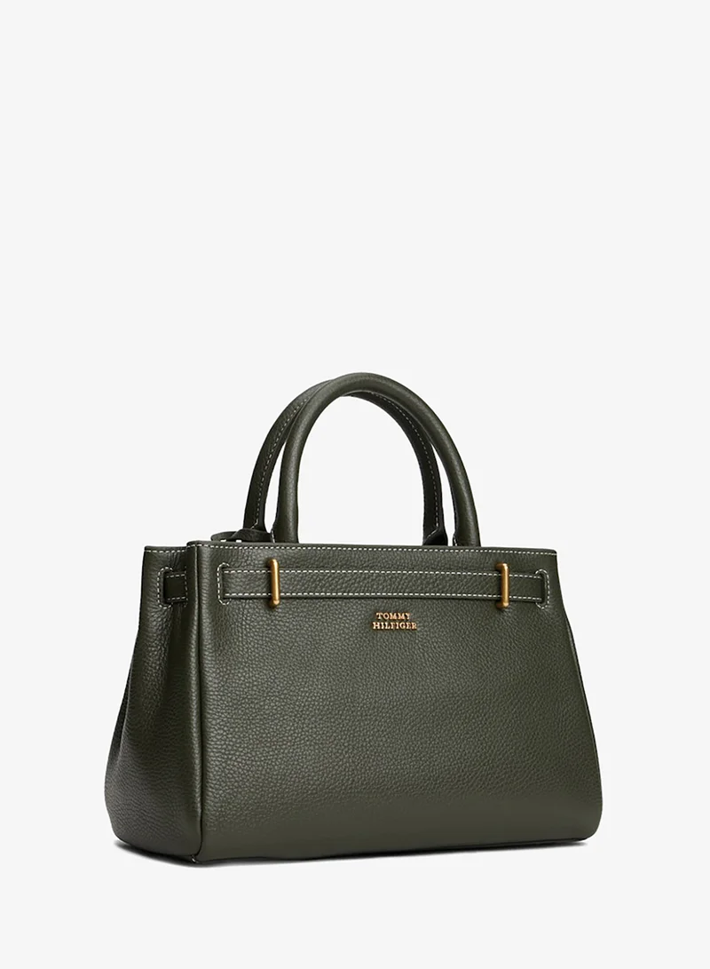 TOMMY HILFIGER American Icon Mini Tote Leather
