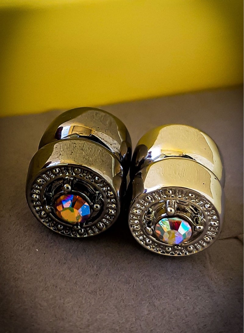 2 Pair Diamond Sang _Free Hijab Magnets. - Image 3