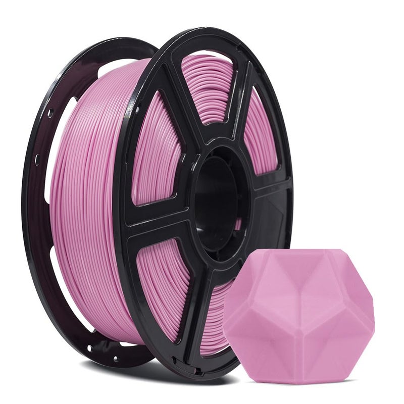 FLASHFORGE 3D Printer Filament, PLA PRO Filament 1.75mm, 1KG Spool (2.2lbs), Dimensional Accuracy +/- 0.02mm for FDM 3D Printers, Better Tenacity & No Knotting (Pink) - Image 1