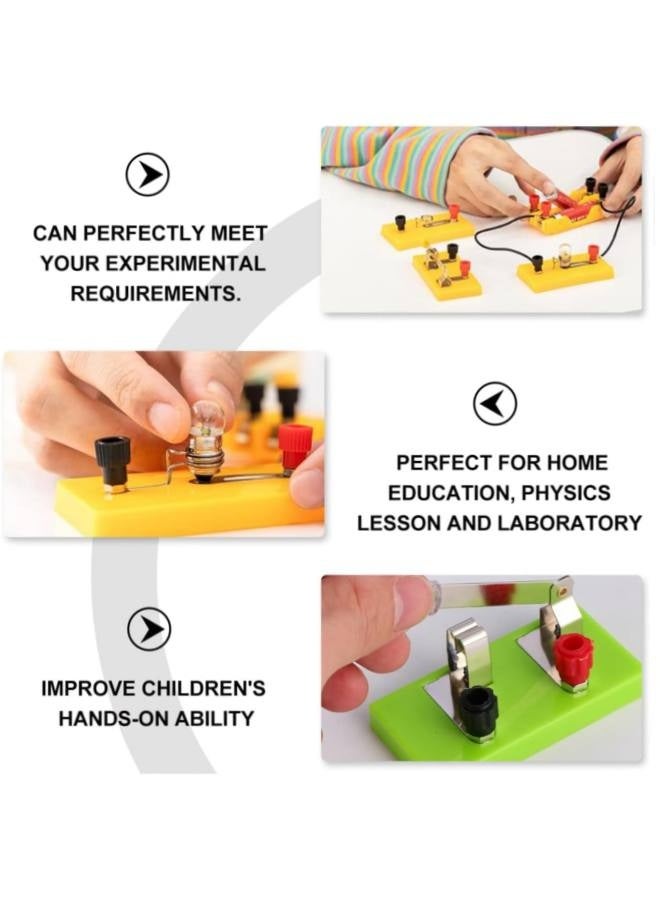 Circuit Kits Toys, Physics Electric Circuit Learning Starter Kit, Experiments Beginner Circuit Learning Project, Suitable for Junior Senior High School Students (Series Parallel Circuit) - Image 4