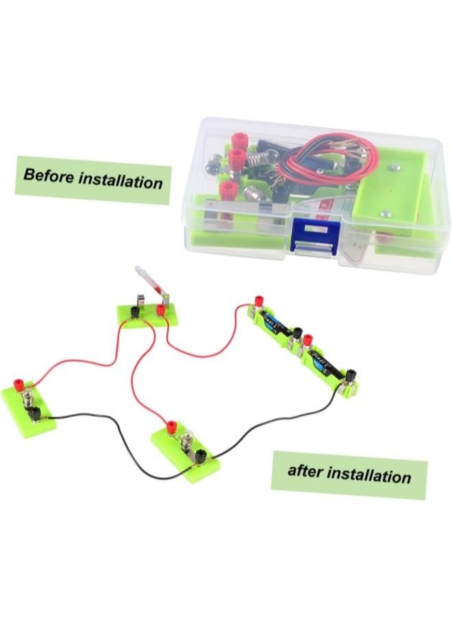 Circuit Kits Toys, Physics Electric Circuit Learning Starter Kit, Experiments Beginner Circuit Learning Project, Suitable for Junior Senior High School Students (Series Parallel Circuit) - Image 5