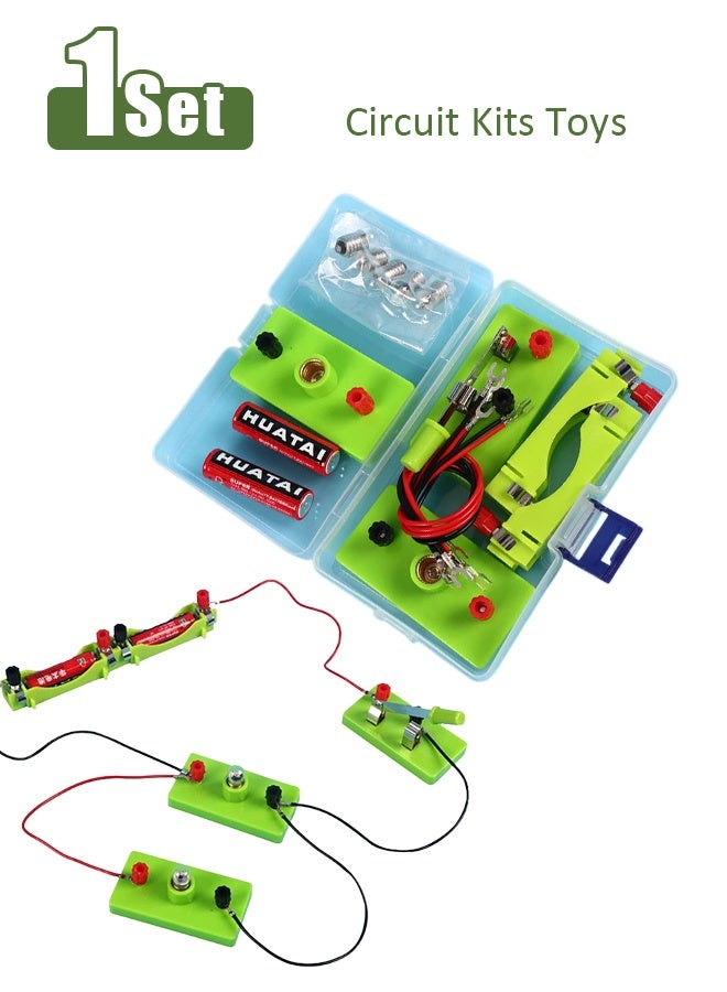 Circuit Kits Toys, Physics Electric Circuit Learning Starter Kit, Experiments Beginner Circuit Learning Project, Suitable for Junior Senior High School Students (Series Parallel Circuit) - Image 1