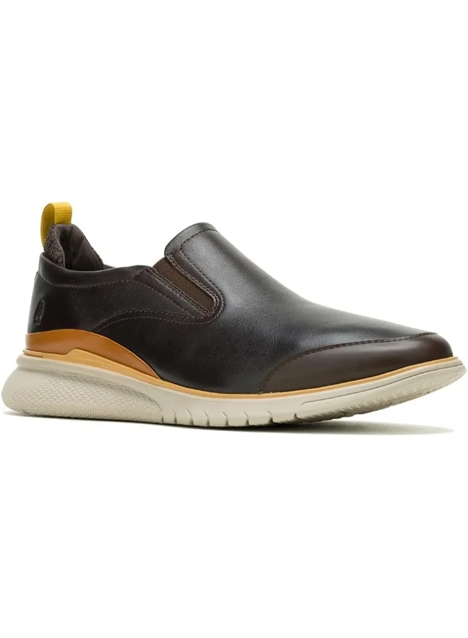 هاش بابيز Dark Brown Faux Leather Slip-On Shoes
