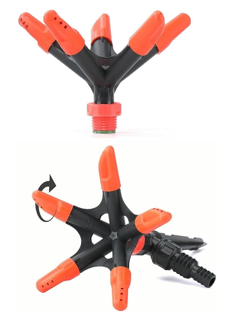 DubaiGallery - Adjustable Garden Sprinkler 360 Rotating | Adjustable Watering System Water Sprinkler, Flexible Large Area Irrigation for Garden - Image 1