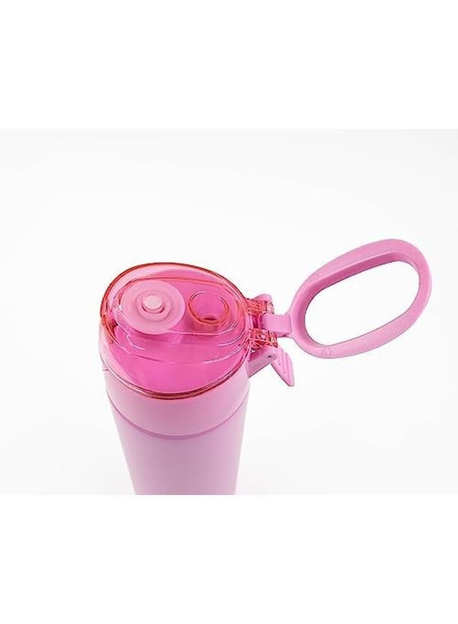 TINY WHEEL Stainless Steel Spray Bottle 400 Ml Capacity Pink - Image 4