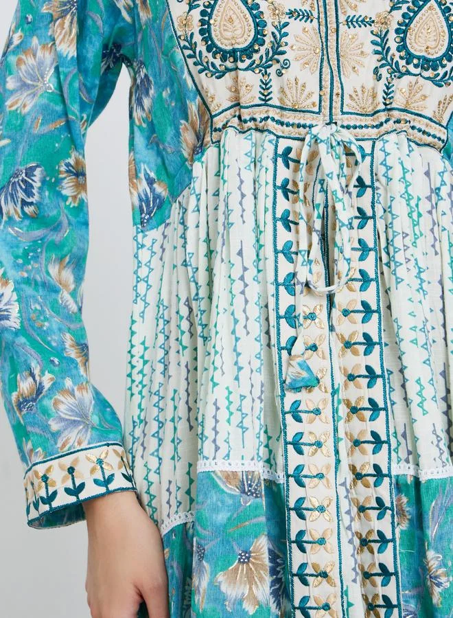 Maxim Creation  Embellished Handwork Embroidery Jalabiya for Women | Best Price UAE