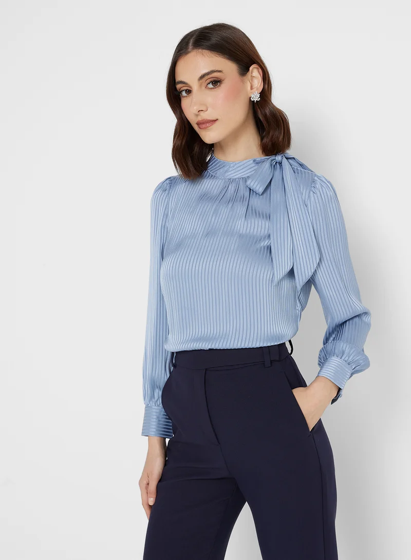 ELLA Tie Detail Top