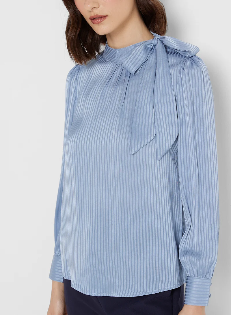 ELLA Tie Detail Top