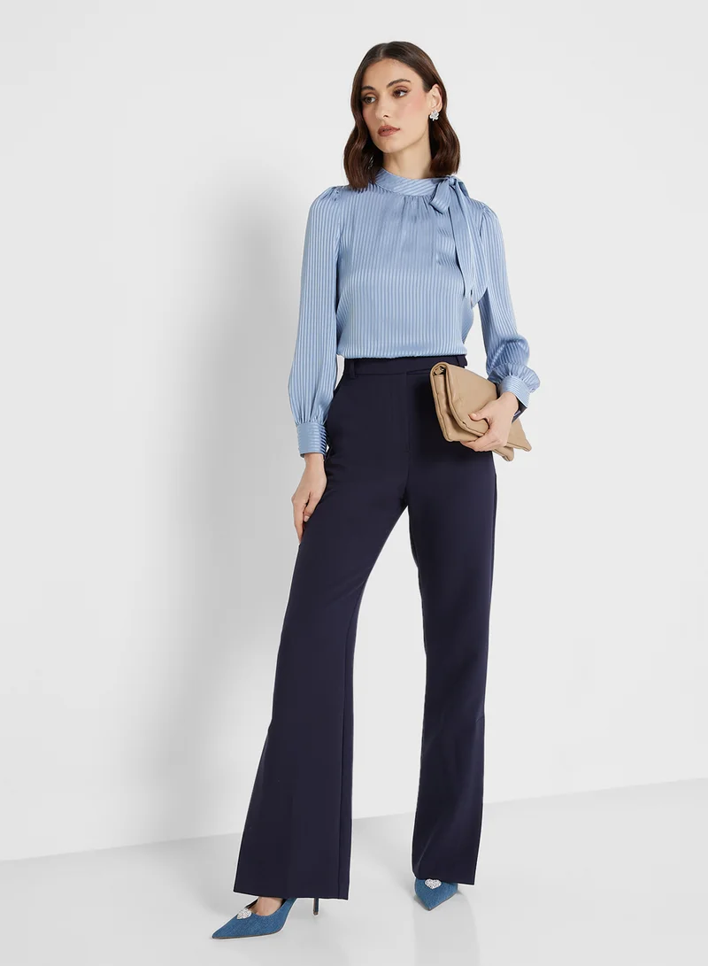 ELLA Tie Detail Top