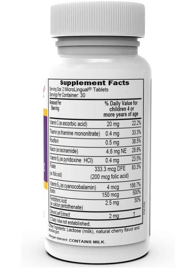 Superior Source Superior Source Children?s B Complex with Vitamin C - Multivitamin for Heart Health Support - Folic Acid Supplement for Kids - Immune Support Formula with Vitamin C - 60 Instant Dissolve Tablets  - Image 2