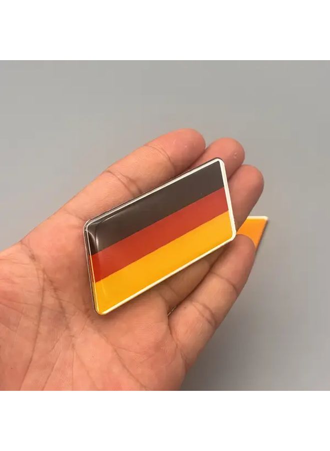 Style B German Flag Emblem Sticker For Front Grille Side Window Rear Trunk Universal Vehicle Accessory - Image 5