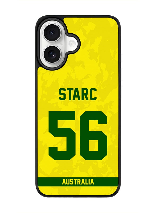 Stylizedd iPhone 17 Case, [Compatible with MagSafe] Slim Magnetic cover Phone Case iPhone 17 -Australia Mitchell Starc, Jersey No 56 - Image 1