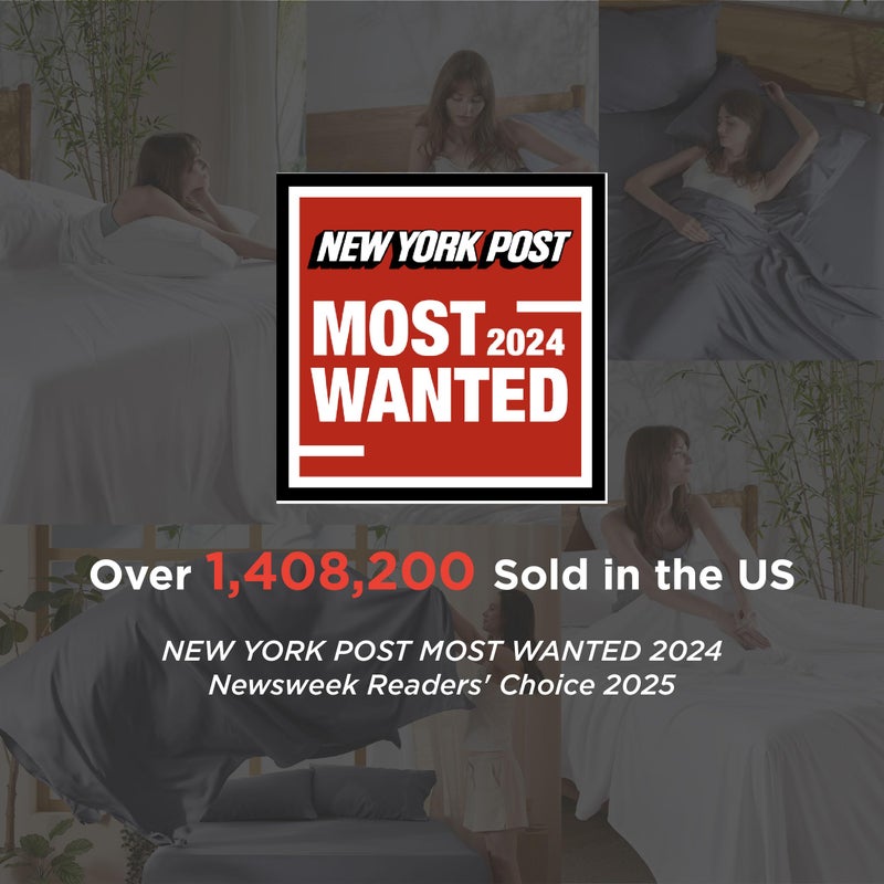 Bedsure Queen Sheet Set, Cooling Sheets for Queen Size Bed Set, Rayon Derived from Bamboo, Breathable & Soft, Deep Pocket Up to 16", Hotel Luxury Silky Bedding for Hot Sleepers, Dark Grey - Image 2