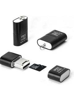 Portable SD and Micro SD Card Reader for Android, USB Adapter for Camera Memory Cards, Wansurs 5-Pack Mini Size TF Card Reader for PC and Laptop.