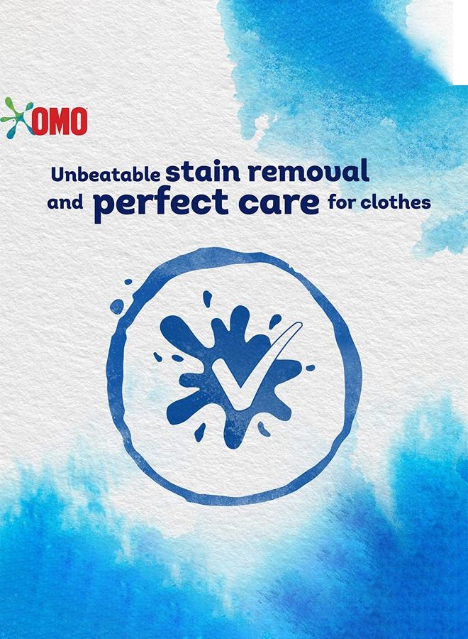 Omo Laundry Detergent Concentrated Liquid Gel for Allergic Skin, Sensitive, Gentle on Skin - Automatic 2L Pack of 2 - Image 2