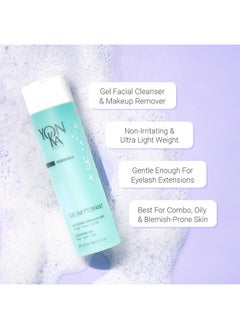 Yonka Yonka Gel Face Cleanser, Gentle Foaming Face Wash and Makeup Remover, Natural Plant-Based Formula to Cleanse Pores and Balance Skins pH, Acne Prone and Oily Skin, Paraben-Free, 6.8 Fl Oz  - Image 2