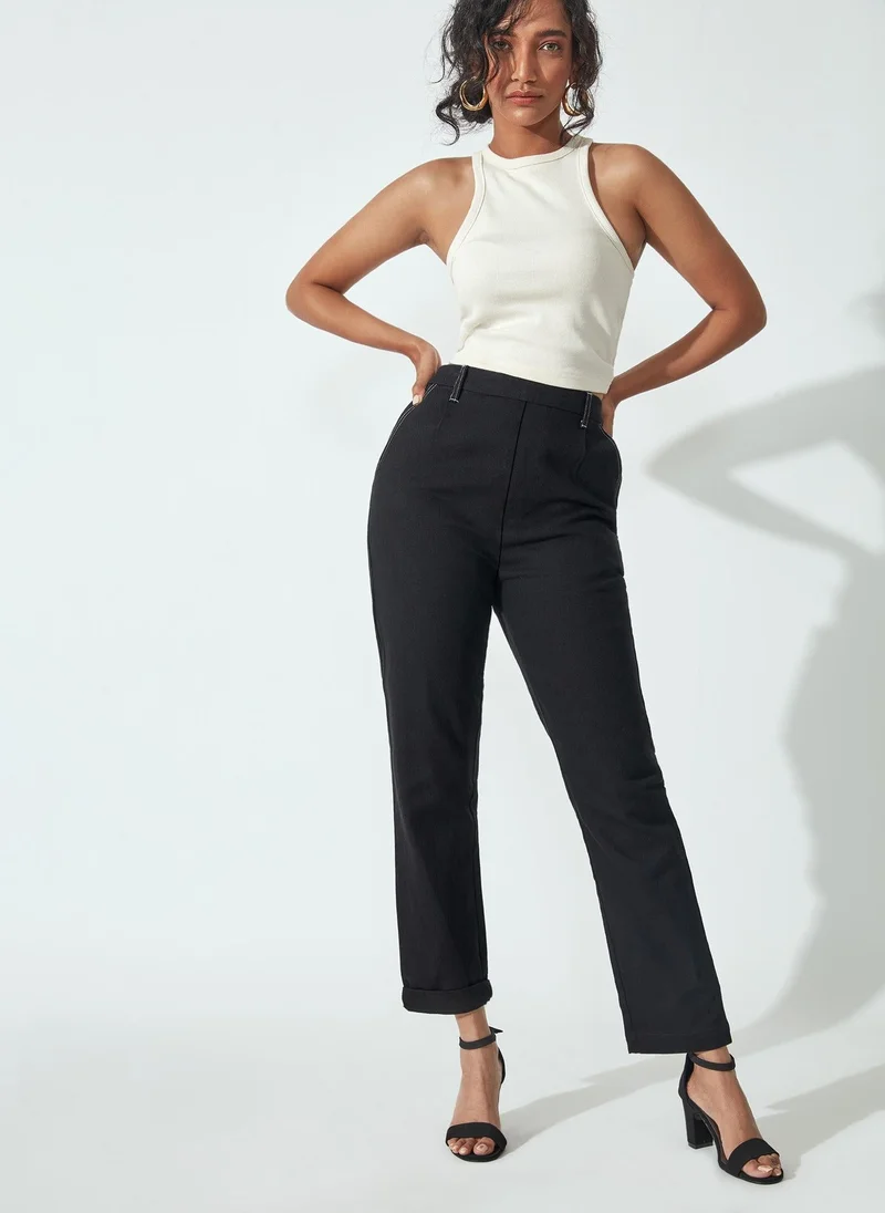 The Label Life Mickey Graphic Print Utility Pocket Pants by Disney