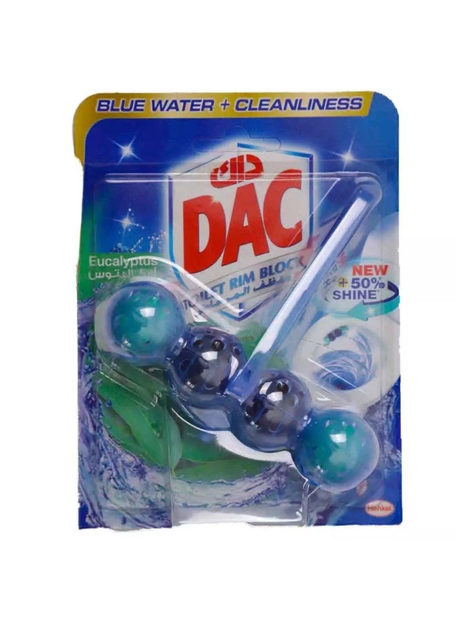 DAC Toilet Rim Block Blue Active Eucalyptus (50g) - Image 1