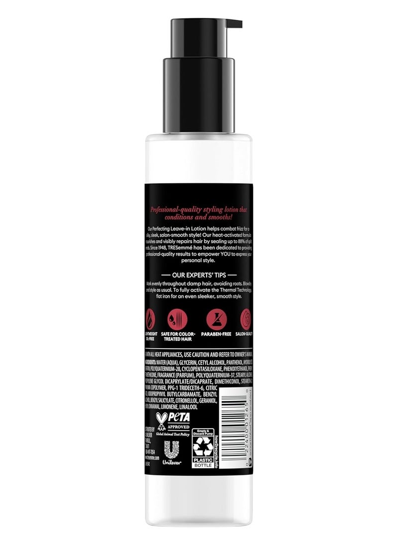 TRESemmé Perfecting Leave-In Lotion Keratin Smooth for Reducing Frizz & Sealing Split Ends, Weightless, 5.7 oz