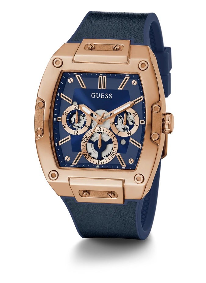 GUESS Mens Blue Rose Gold Tone Multi-function Watch - GW0202G4 - pzsku/Z02BA3C57EDA11EF2F9F0Z/45/_/1741518892/04518451-fae5-41cd-98c2-8181b9f8bd77