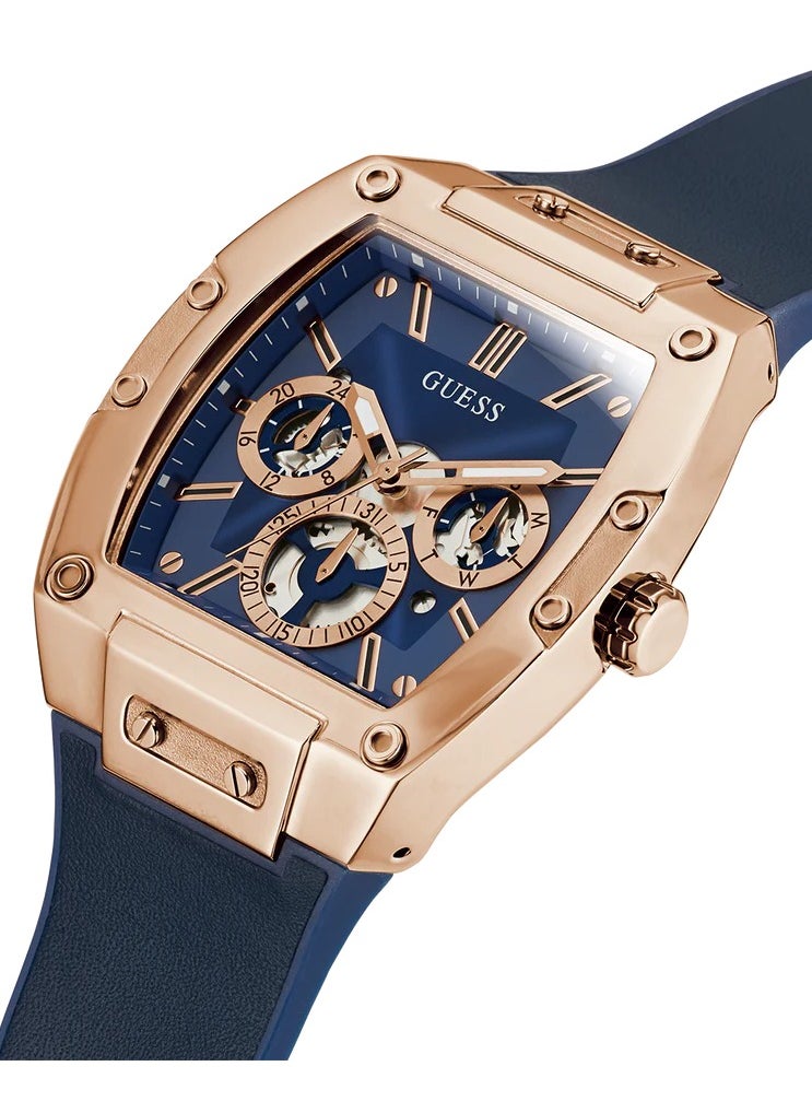 GUESS Mens Blue Rose Gold Tone Multi-function Watch - GW0202G4 - pzsku/Z02BA3C57EDA11EF2F9F0Z/45/_/1741518897/10213bb1-b3c8-4eff-9719-4ba1f7133e81