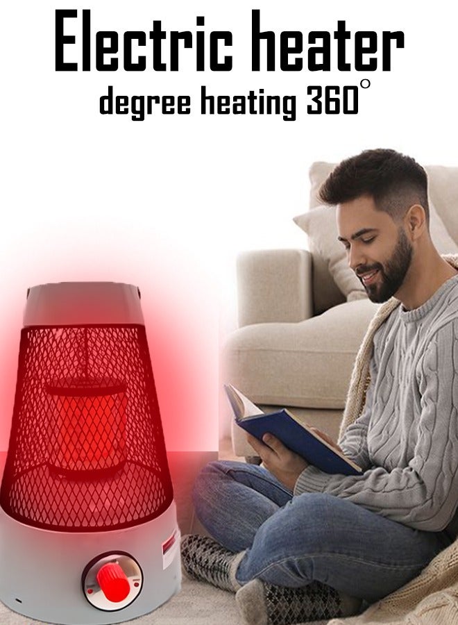 توسكانا يو مدفأة كهربائية تدفئة 360 درجة دفاية 3 مستويات للتدفئة بقوة 2000 واط - Image 4