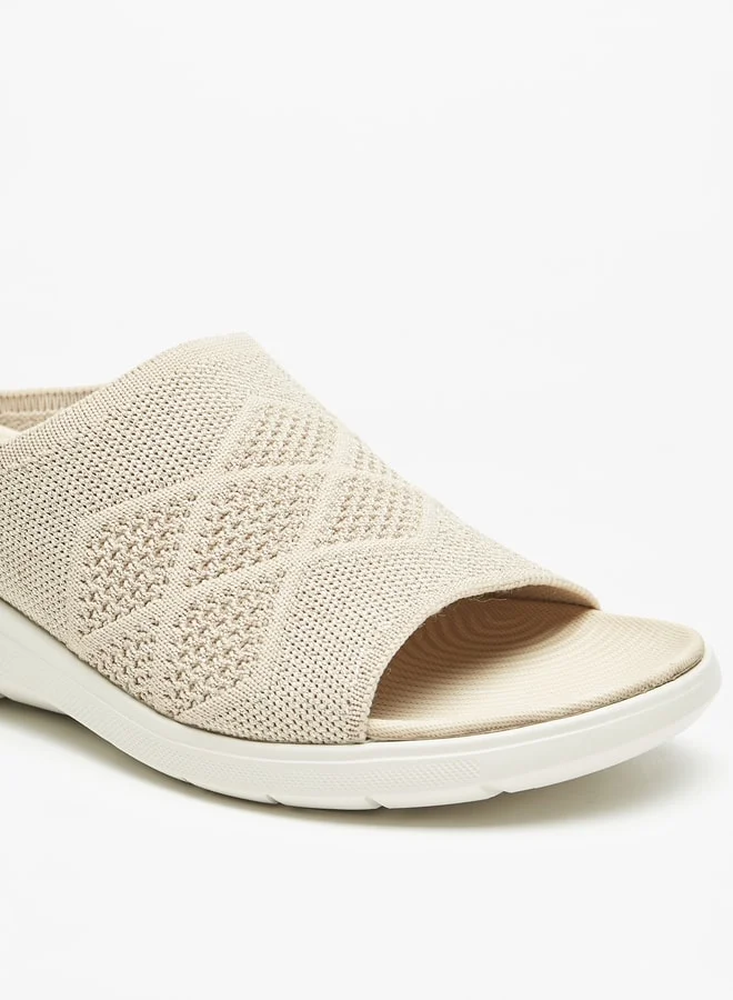 Flora Bella By Shoexpress Women Textured Slide Sandals