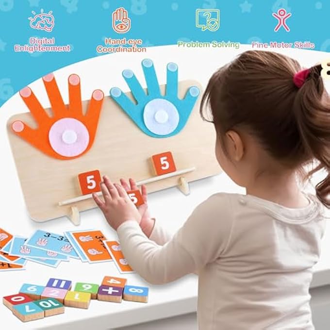 MONTESSORI MATH LEARNING TOY FOR 3 YEAR OLD CHILDREN MATCH LESSONS - Image 3