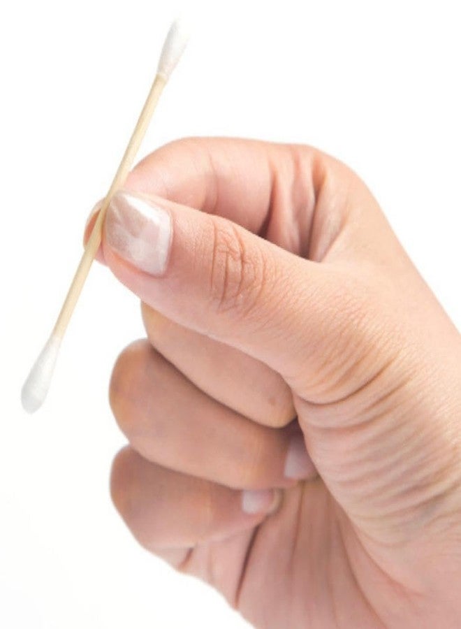 DCELLA Bamboo Cotton Ear Buds | Swabs | Multipurpose Double Tip Cotton Earbuds | Swabs with Sustainable Bamboo Better Than Wooden Stick | Cotton Swabs for Ear (Pack of 2) (Small Heart Shape) - Image 2