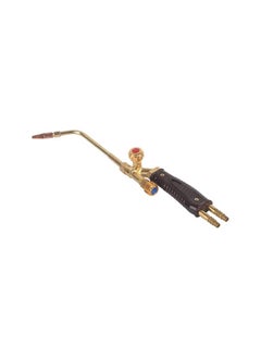 Injection Type Gas Welding Torch, Oxy-Propane Oxy-Acetylene Welding Tool Cutting Soldering Repair Fix Equipment with Handle Grip Portable Size Cooper(H01-6)