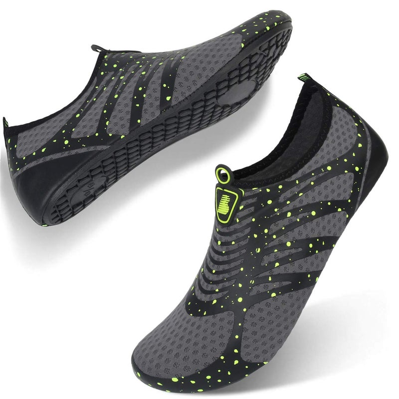 BARERUN Water Shoes for Women Men Quick Dry Non-Slip Barefoot Aqua Socks for Beach Swimf Pool Yoga Yellow12-13 M US - Image 3