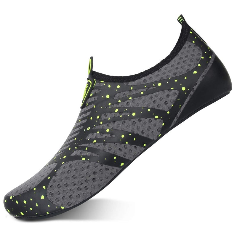 BARERUN Water Shoes for Women Men Quick Dry Non-Slip Barefoot Aqua Socks for Beach Swimf Pool Yoga Yellow12-13 M US - Image 5