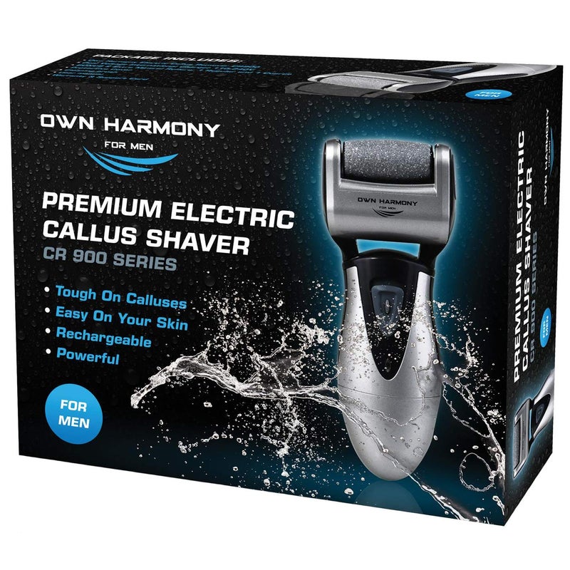 Own Harmony Electric Callus Remover: Rechargeable Electronic Foot File Cr900 By Own Harmony(Tested Most Powerful) Best Pedicure Tools W 3 Rollers Professional Pedi Feet Care Sander For Cracked Heels And Hard Skin - Image 1