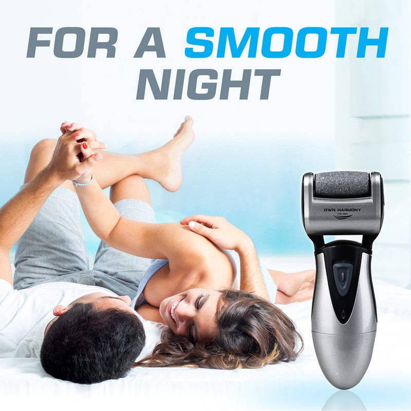 Own Harmony Electric Callus Remover: Rechargeable Electronic Foot File Cr900 By Own Harmony(Tested Most Powerful) Best Pedicure Tools W 3 Rollers Professional Pedi Feet Care Sander For Cracked Heels And Hard Skin - Image 5
