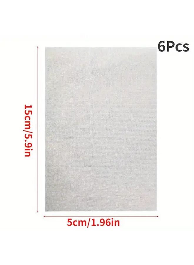 High Strength Repair Mesh Net 20cm X 15cm 6Pcs For Bumper Kayak Crack Fix DIY - Image 5