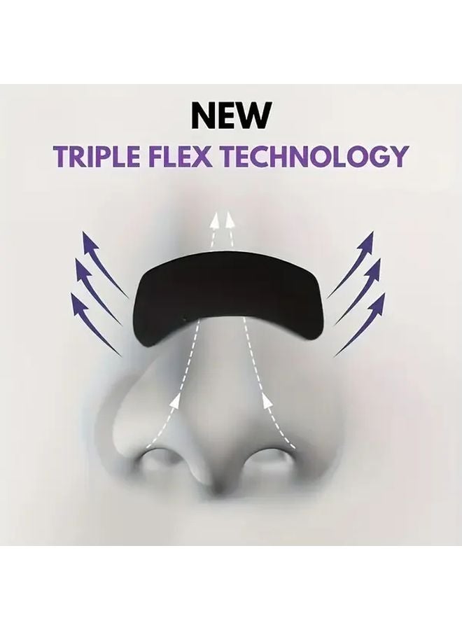 8 علب من شرائط الأنف السوداء 240 قطعة مضادة للشخير قابلة للتنفس مريحة للجنسين - Image 5