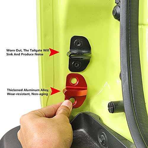 YOCTM Aluminum Tailgate Stopper limiter Anti-Abnormal Noise Reduces Tailgate Sinking Compatible with Suzuki Jimny JB64 JB74W 2019 2020 2021 2022 2023 2024 2025 Accessories - Image 2