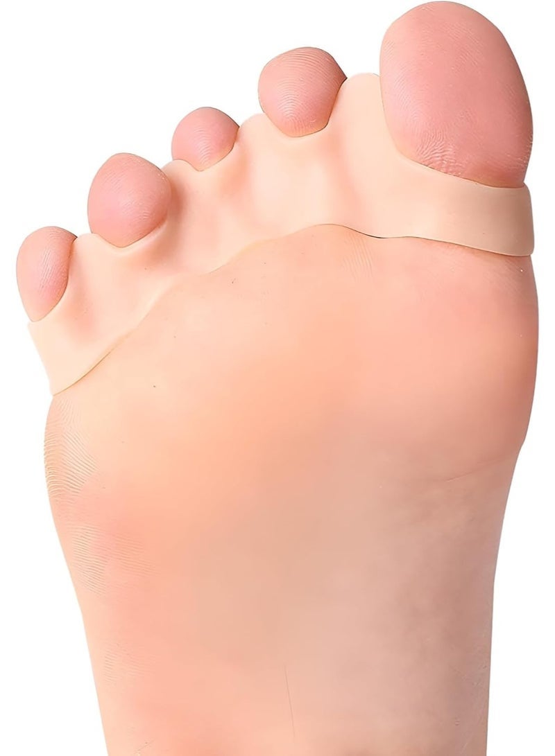 Pair of Medical Silicone Gel Toe Separators - Bunion, Hallux Valgus, and Hammer Toe Corrector - Toe Straightening, Pain and Pressure Relief - Suitable for Men, Women, and Athletes - One Size - Image 5