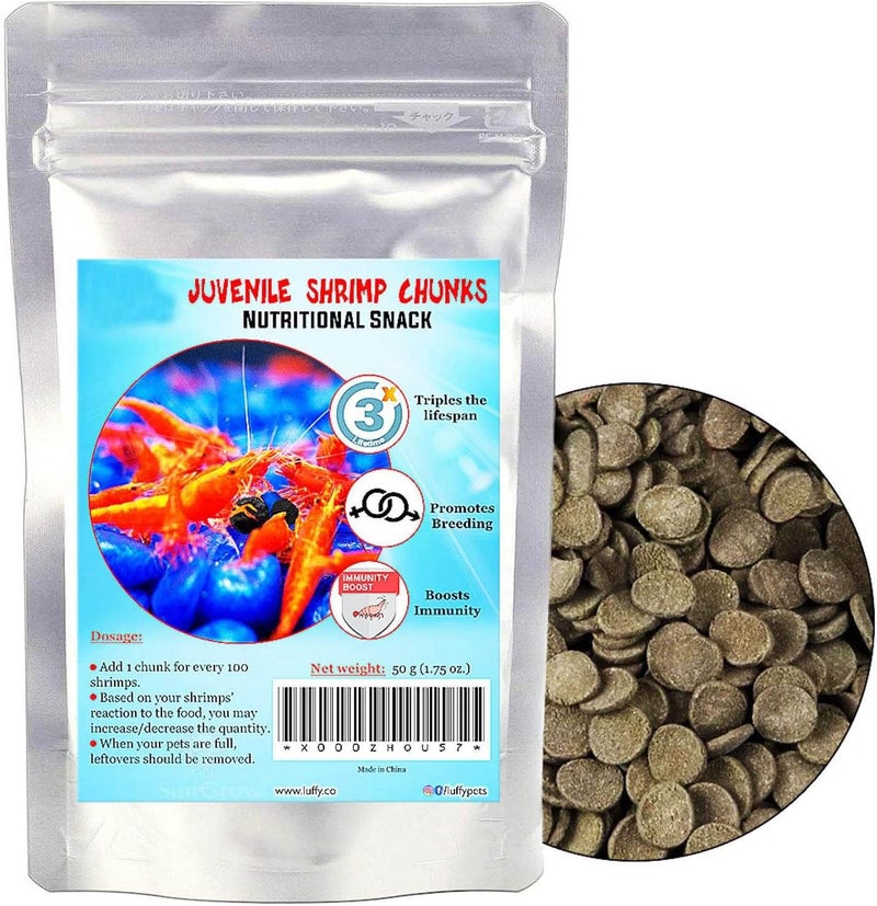 SunGrow Juvenile Shrimp Food, Essential for Shrimp And Feeders from Bottom - Image 2